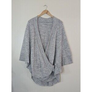 Anthropologie Knitted & Knotted Celia Oversized Wrap Cardigan Sweater Medium